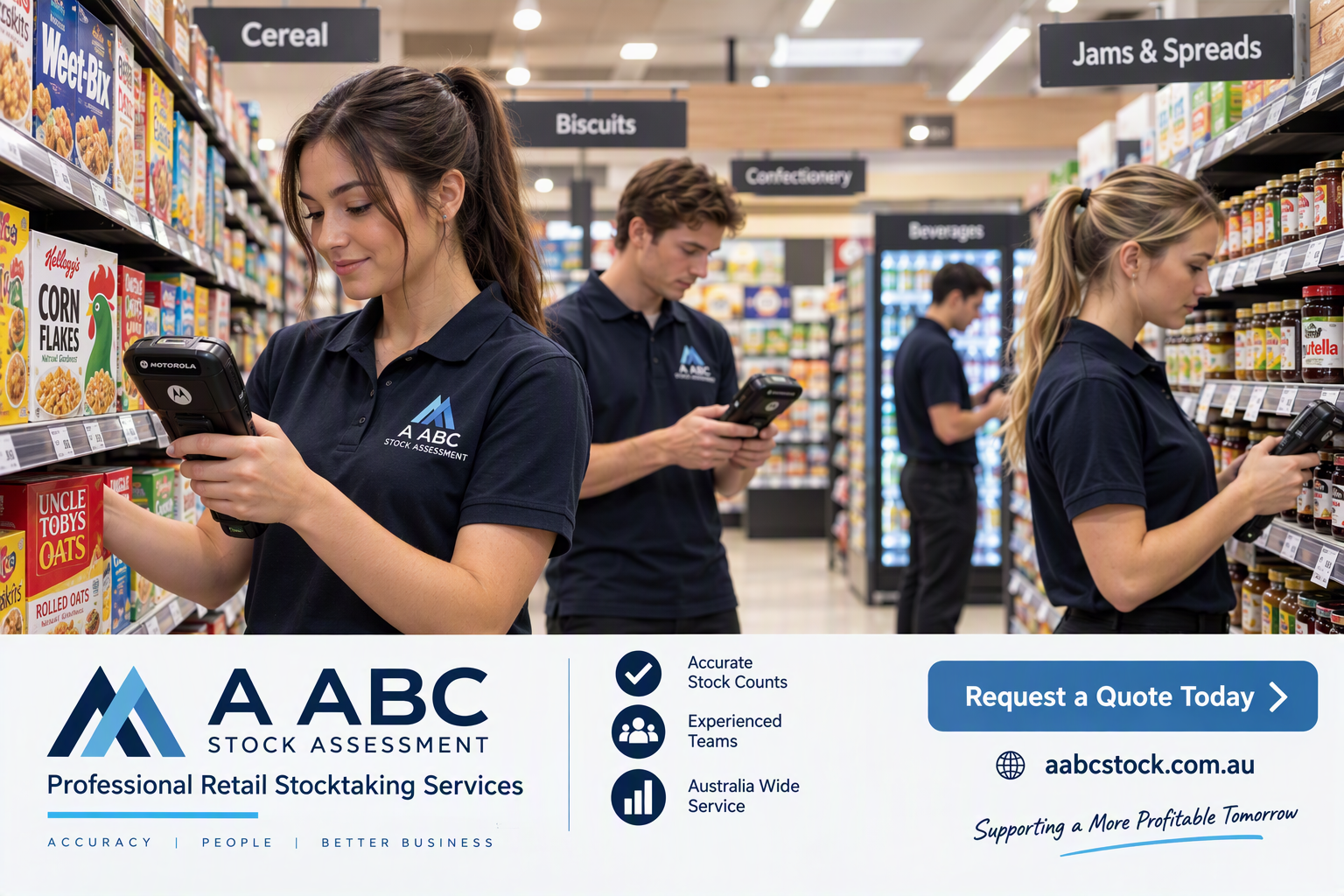 Professional retail stocktaking services by A ABC Stock Assessment